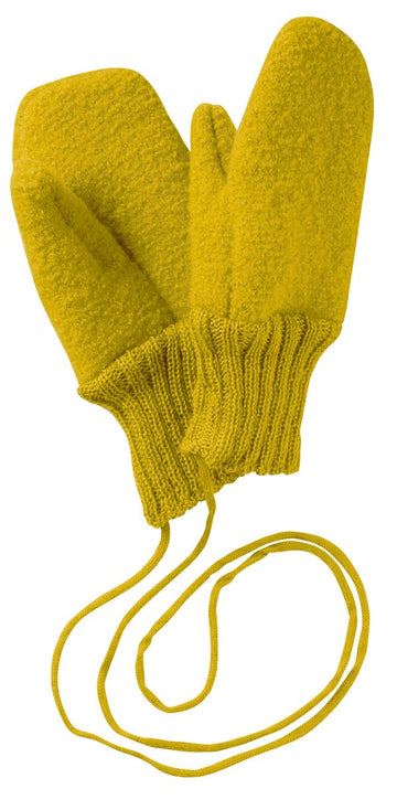 Boiled Wool Gloves | Curry