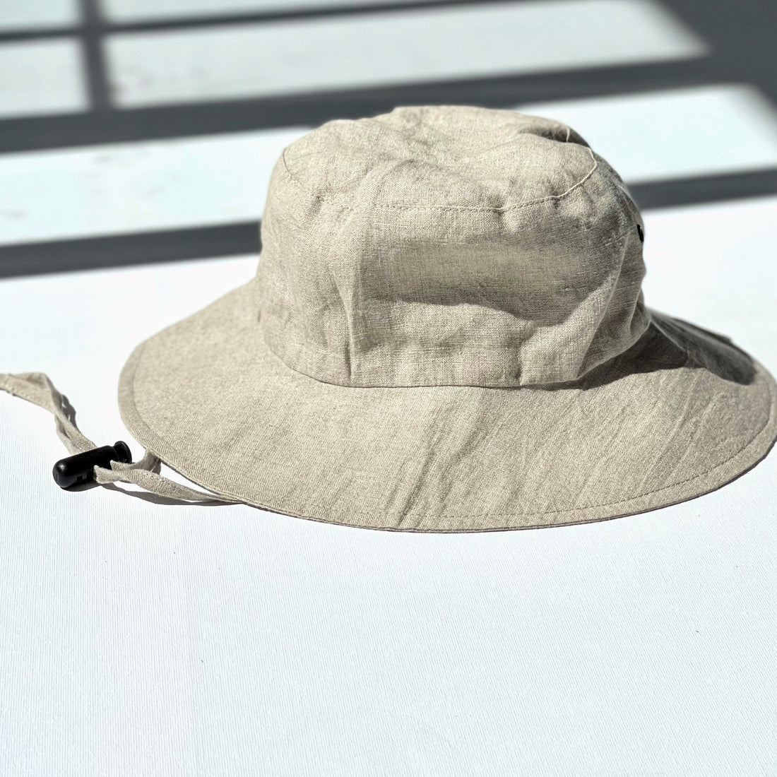 Relaxed Bucket Hat | Natural Linen