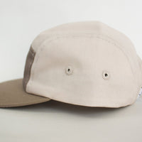 Cotton Five-Panel Hat | Sand