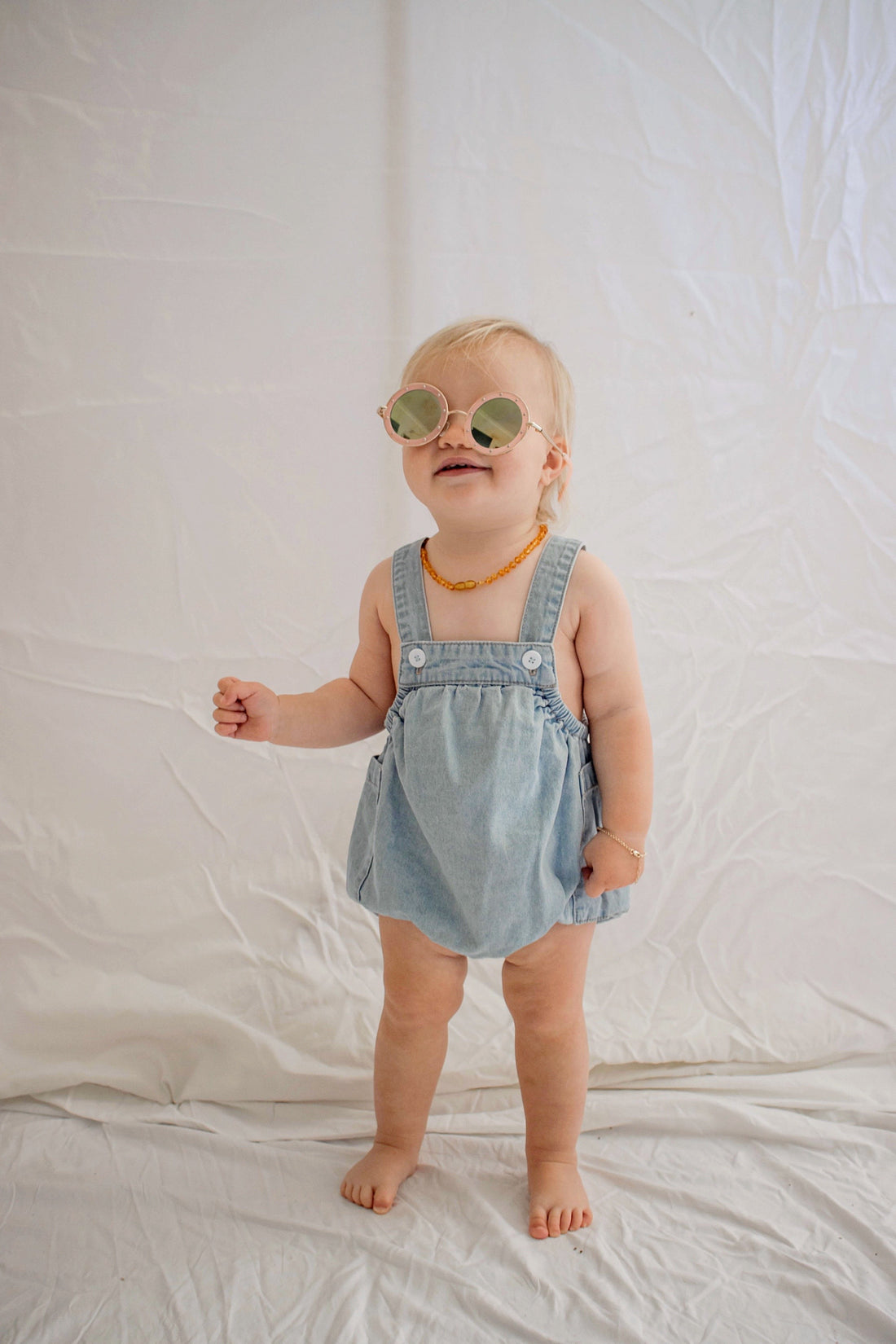 Blondie Bubble Romper | Call Me Blue