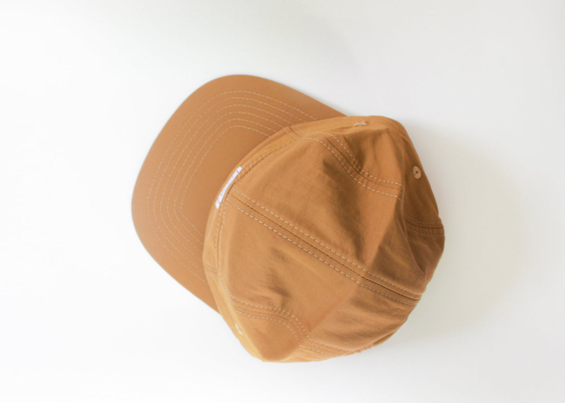 Nylon Five-Panel Hat | Clay