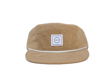 Corduroy Five-Panel Hat | Stone