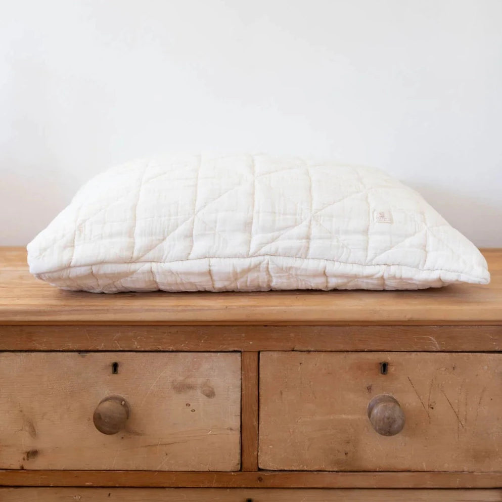 Quilted Pillow Case | Natural
