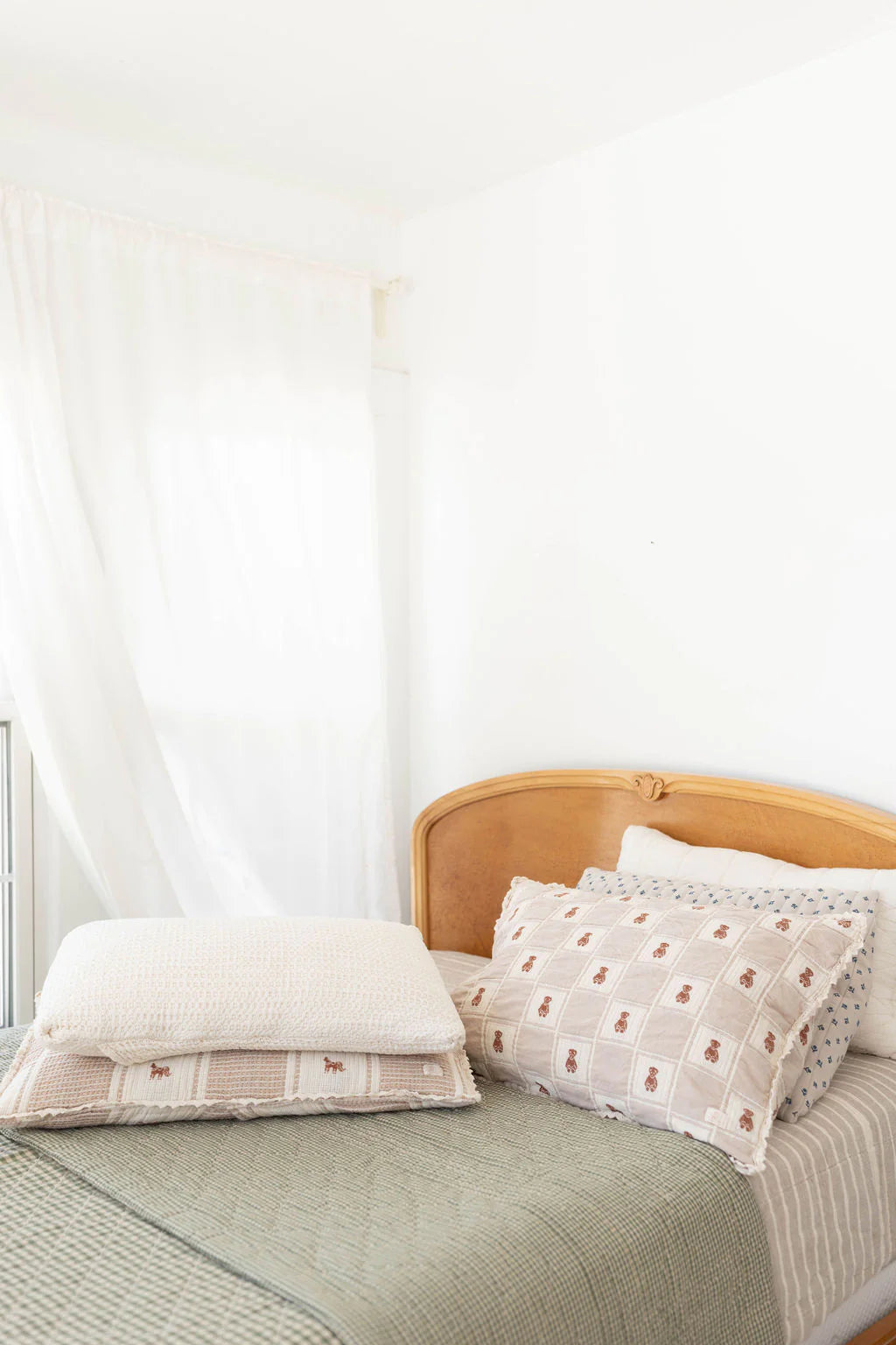 Cozy Waffle Pillow Case | Milk
