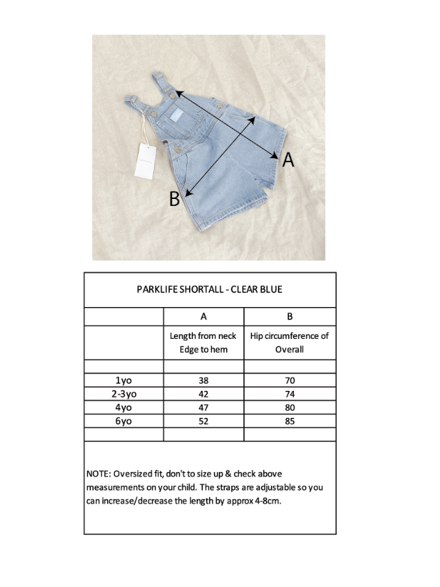 Parklife Shortall | Clear Blue