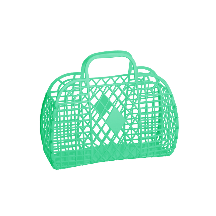 Small Retro Basket | Green