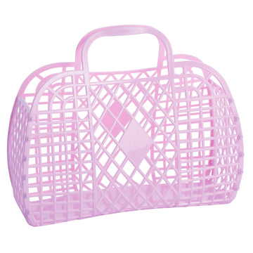Large Retro Basket | Lilac