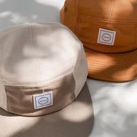 Cotton Five-Panel Hat | Sand