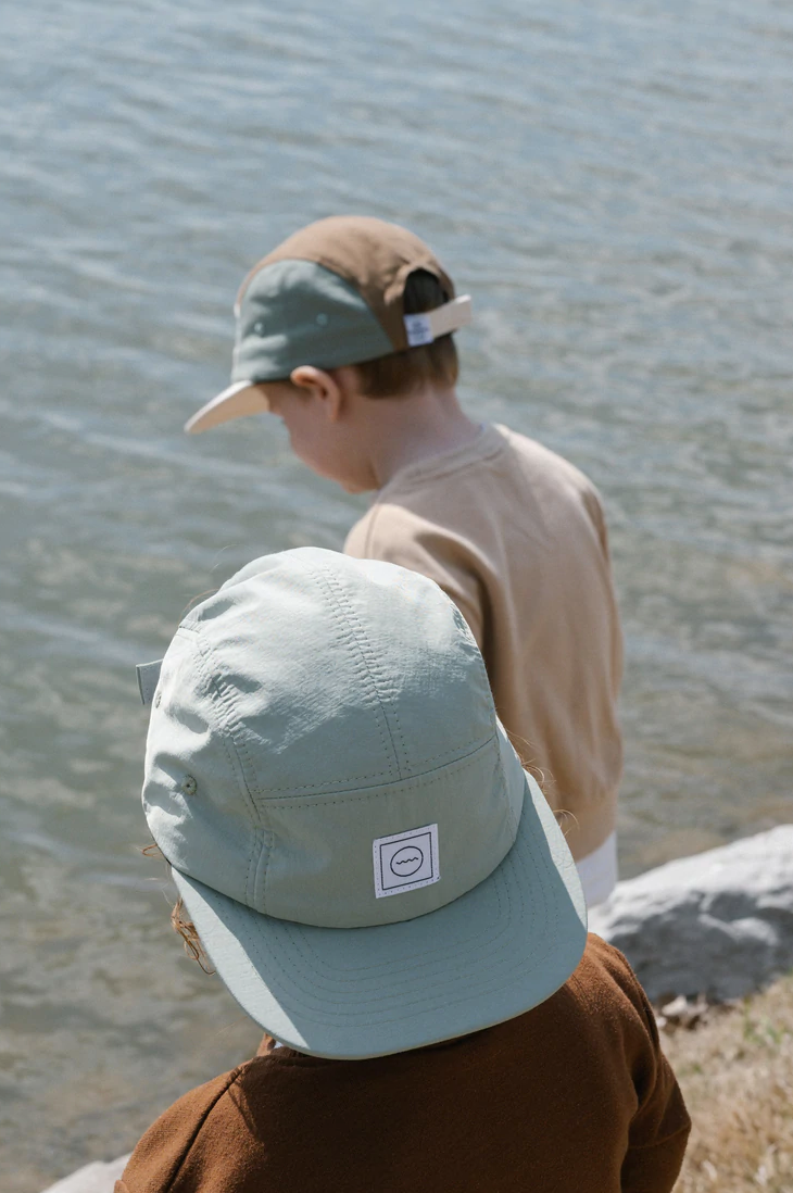 Nylon Five-Panel Hat | Sea Foam