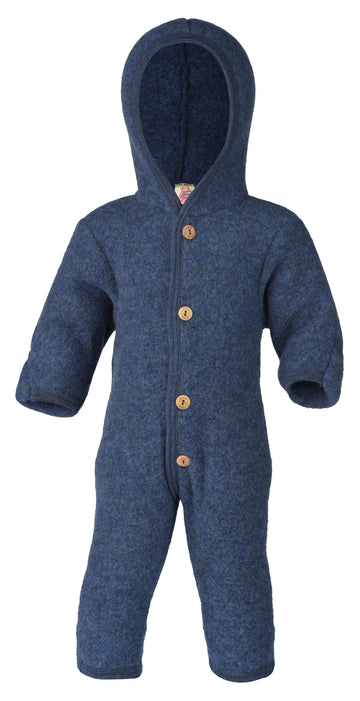 Salopette en laine polaire pour bébé | Bleu