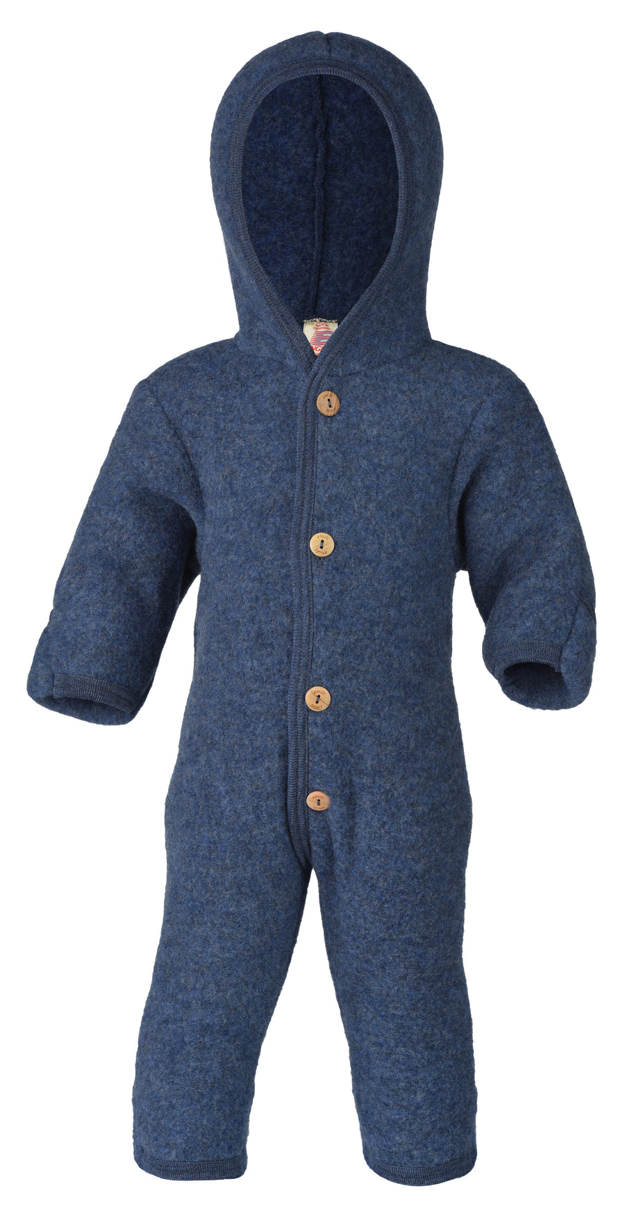 Wool Fleece Baby Overall | Blue