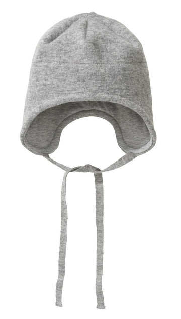 Boiled Wool Hat | Grey Melange