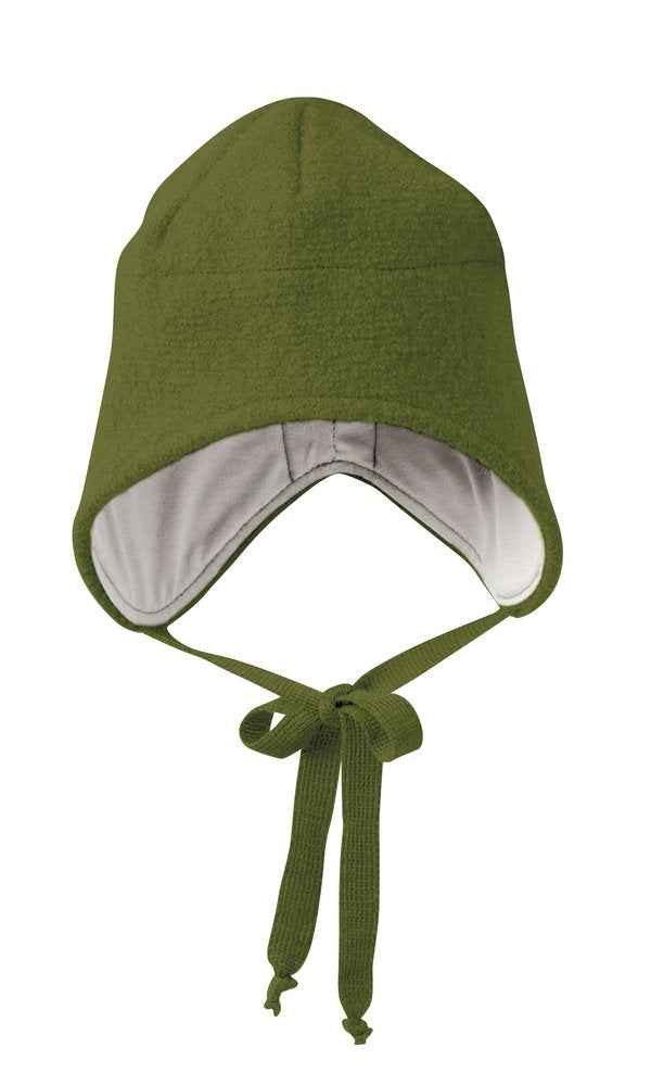 Boiled Wool Hat | Olive